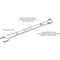Dynamic Tools 24mm 12 Point Combination Wrench, Mirror Chrome Finish D074124 - alternate 2